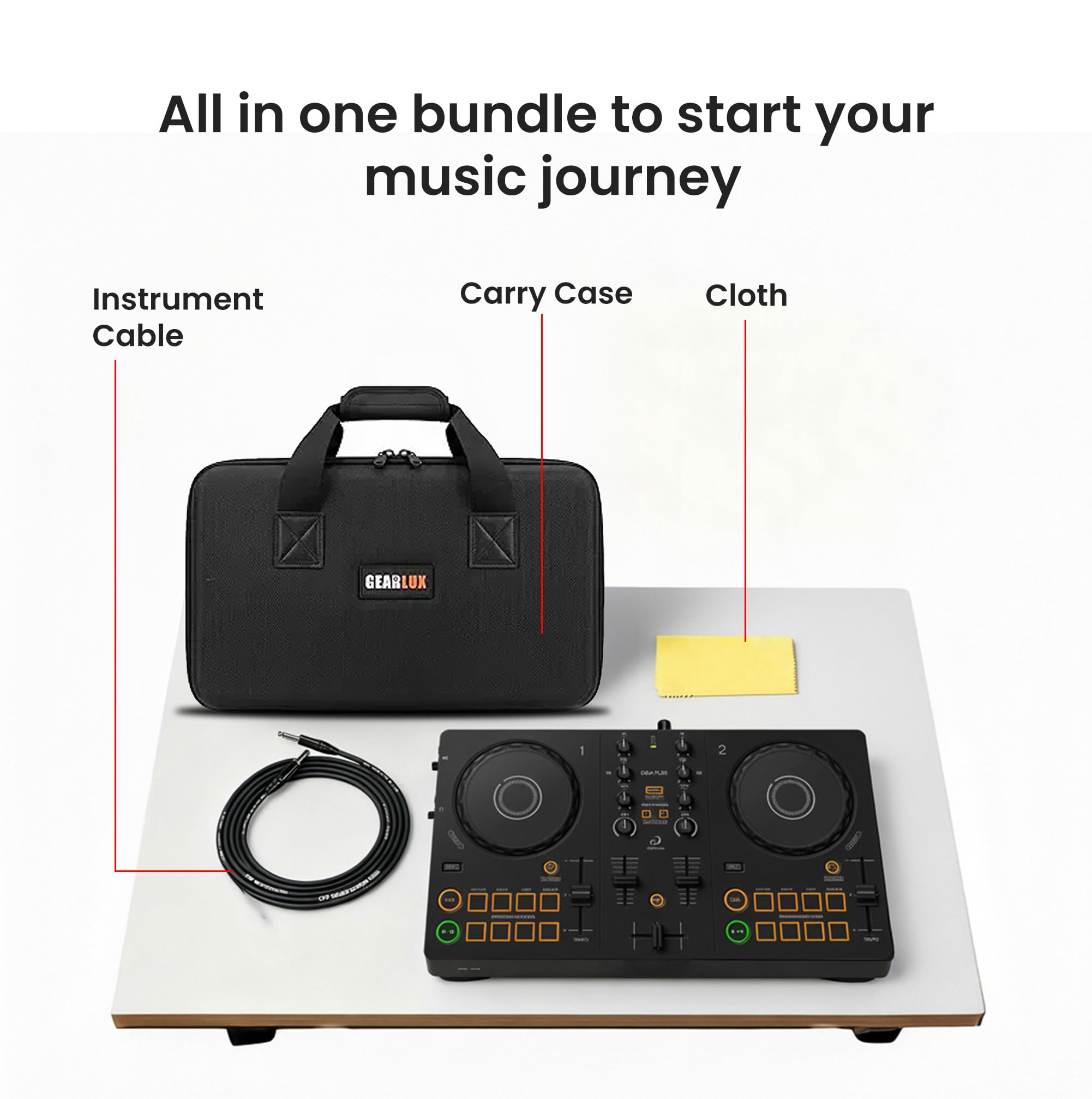 Amazon.com: Pioneer DJ AlphaTheta DDJ-FLX2 Compact 2-Channel DJ